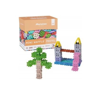5. Marioinex Mini-Waffel-Bausteine, 200 Teile, Pastell