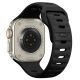 2. Tech-Protect Silikonarmband für Apple Watch 44 / 45 / 46 / 49 mm – Schwarz