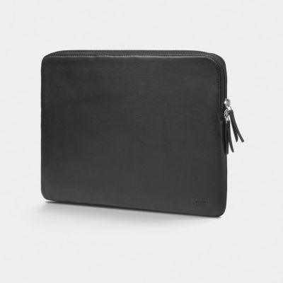 Schutzhülle aus Leder für MacBook 14" (schwarz)
