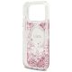 7. Guess MagSafe Hülle mit Harzboden und Glitzer für iPhone 17 Pro – Pink