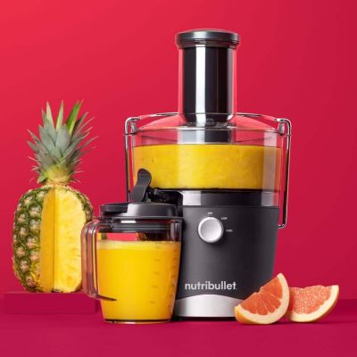 8. NutriBullet NBJ100G Entsafter, Grau, 1,5 l, 0,8 l, Rotationsaufsatz, Kunststoff, Edelstahl, 800 W