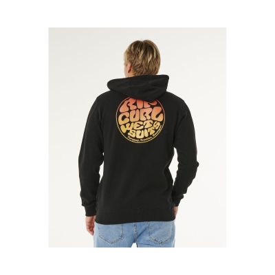 3. RIP CURL Wettie Passage Icon Zip Thru Herren-Sweatshirt Schwarz