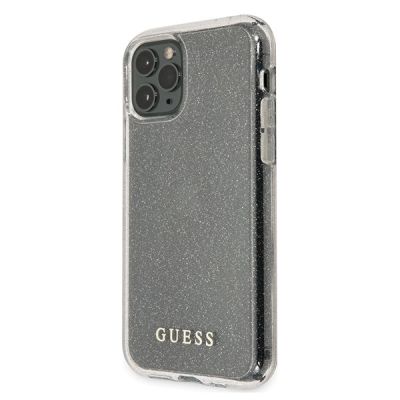2. Guess GUHCN65PCGLSI iPhone 11 Pro Max Silber/Silber Hartschale Glitter
