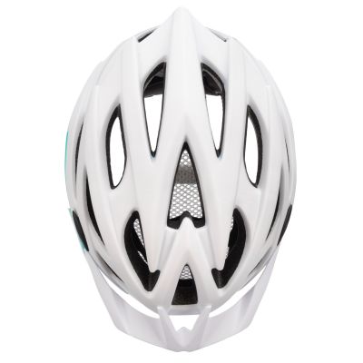 4. Meteor Ovlo L 17363 Fahrradhelm, 58-61 cm, Weiß/Mint