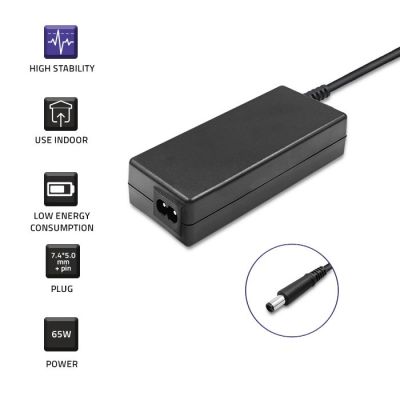 3. Qoltec 51519.65W Netzteil für DELL Notebooks (19,5 V; 3,34 A; 65 W; 7,4 mm x 5 mm)