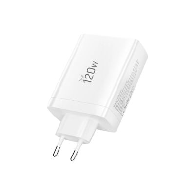 4. Tech-Protect NC120W-GAN 4-Port 120W Wandladegerät – Weiß