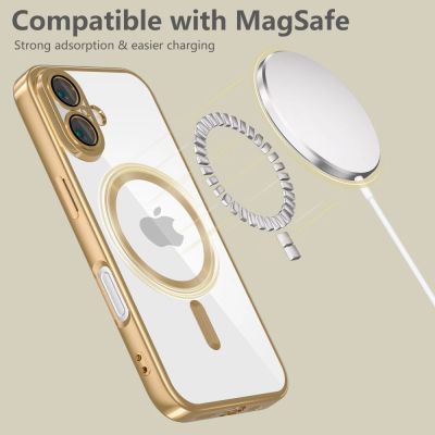 5. Tech-Protect MagFlex MagSafe Hülle für iPhone 16 – Gold