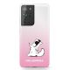 Karl Lagerfeld Choupette Fun Case für Samsung Galaxy S21 Ultra – Pink