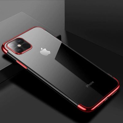 3. Clear Color Silikon Gel Electroplating frame Handyhülle Schutzhülle für Samsung Galaxy A22 4G blau