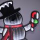 8. Spiegeldekoration mit LED-Diode, Unendlichkeitsspiegeleffekt, Schneemann