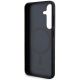7. DKNY Leather Pattern Metal Logo MagSafe-Hülle für Samsung Galaxy S24 – Schwarz