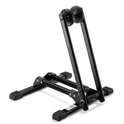 3. Wozinsky WSR-03 Klappbarer Fahrradständer für Fahrräder von 20-27,5 Zoll mit Radstütze – Schwarz