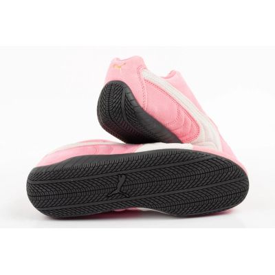 8. Puma Speedcat Damen-Sportschuhe, pinke Leder-Sneaker