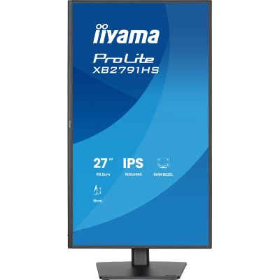 25. iiyama ProLite XB2791HS-B1 Computermonitor 68,6 cm (27") 1920 x 1080 px Full HD LED Schwarz