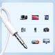 9. Joyroom JR-EW01 In-Ear-Kopfhörer mit Miniklinke und Fernbedienung – weiß