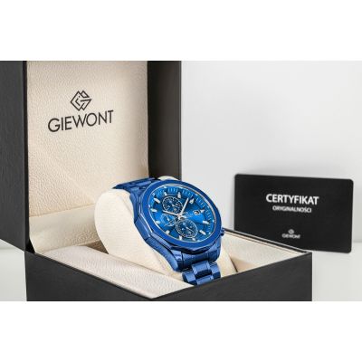 7. Giewont Herrenuhr Chronograph Saphirblau GW7290-B5