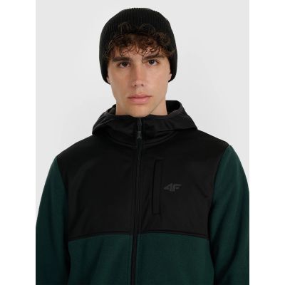 7. Herren-Fleecejacke mit Kapuze, Größe 4F 4FWAW25TFLEM417-40S