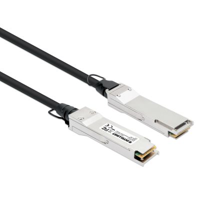3. Intellinet 508513 InfiniBand/Glasfaserkabel 2 m QSFP+ Schwarz, Silber