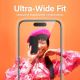 3. PanzerGlass Ultra-Wide Fit gehärtetes Glas mit Positionierer für iPhone 15 Pro