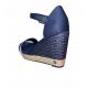 3. Tommy Hilfiger Ripsband-Sandalen mit hohem Keilabsatz W FW0FW05254