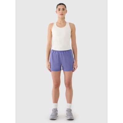 5. Schnelltrocknende Trainingsshorts für Damen 4F 4FRSS25TFSHF0874-32S
