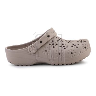 6. Crocs Classic Floral Cut Out Clog W 210927-214 Pantoletten