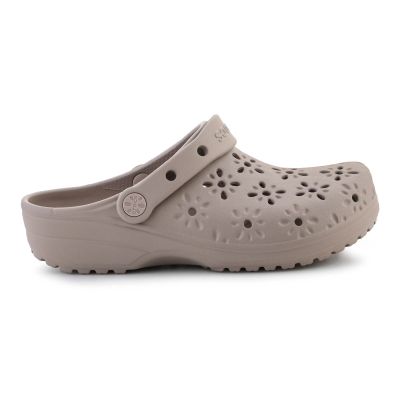 6. Crocs Classic Floral Cut Out Clog W 210927-214 Pantoletten