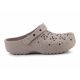 6. Crocs Classic Floral Cut Out Clog W 210927-214 Pantoletten