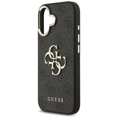 6. Guess 4G Big 4G Classic Logo Hülle für iPhone 17 - Schwarz und Gold