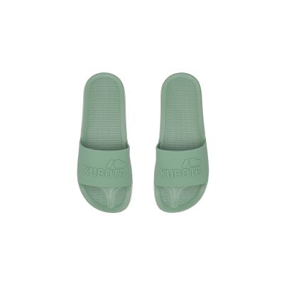 10. Kubota Basic schlichte pastellgrüne Pool-Flip-Flops K25SS-101-001-17-1