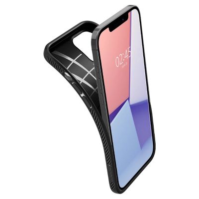 19. Spigen Liquid Air Hülle für iPhone 12 / iPhone 12 Pro – Mattschwarz