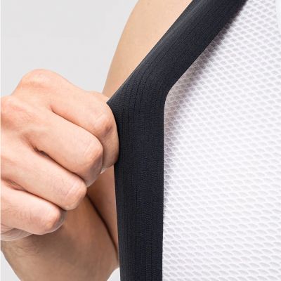 6. Rockbros YDCK012-1 Lange Fleece-Trägerhose mit Polsterung, Größe XXL – Schwarz