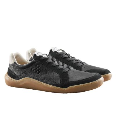 Vivobarefoot GOBI II SNEAKER PREMIUM LEDER HERREN OBSIDIAN Schuhe (309660-01)