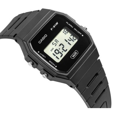 3. CASIO Unisex-Uhr F-91WB-1AVEF + Box