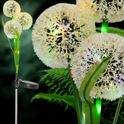 8. Solarlampe Löwenzahn, 48 LEDs, 78 cm