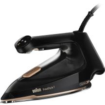 Braun FI 7276 BK FreeStyle 7 Dampfbügeleisen Schwarz, Gold