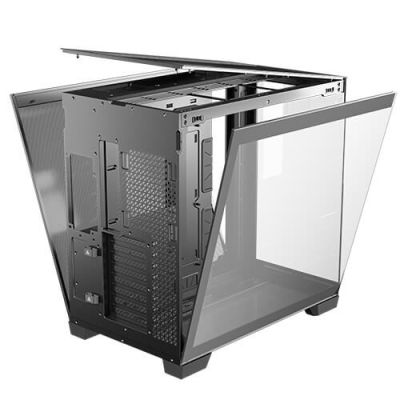 7. Antec C8 Full-Tower-Computergehäuse aus Holz, Schwarz