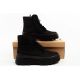 9. Progress Damen-Winterstiefel, gefütterte Schneestiefel im Worker-Stil mit Reißverschluss