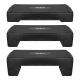3. Rebel Active Step für Aerobic und Fitness, 3 Stufen, 68 cm, Schwarz RBA-3227-BK