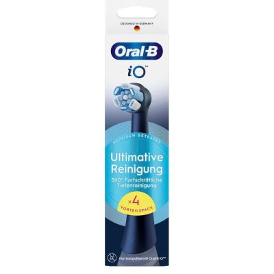 3. Oral-B iO Ultimate Reinigung 4 Stück Schwarz