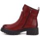 3. Rote, gefütterte Damen-Ankle-Boots M.Daszyński 2502