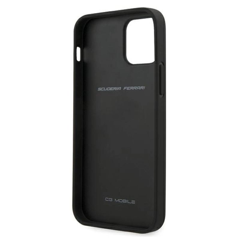 3. Ferrari FEOGOHCP12MBK iPhone 12/12 Pro 6.1" schwarz/schwarz Hardcase Off Track Perforated