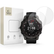 Tech-Protect Glass Fit+ 2er-Pack Panzerglas für Garmin Fenix ​​7 / 7 Pro - Transparent
