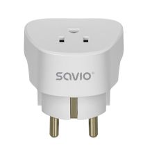 SAVIO Reiseadapter, US-Steckdose – EU-Stecker AP-01