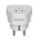 SAVIO Reiseadapter, US-Steckdose – EU-Stecker AP-01