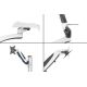 12. Einzelner Wandarm 1xLCD + Tastatur, max. 32" und 8 kg, 360° Neigung und Drehung (PIVOT)