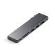 2. Satechi Type-C Pro Hub Slim Space Grau - Schlankes Gehäuse