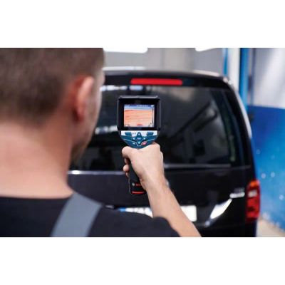 8. Bosch GTC 600 C Geräuschäquivalente Temperaturdifferenz (NETD) IR Schwarz, Blau 256 x 192 px Integriertes LCD-Display