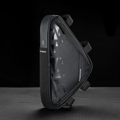 9. Rockbros B39-2 Wasserdichte Fahrradrahmentasche - Schwarz