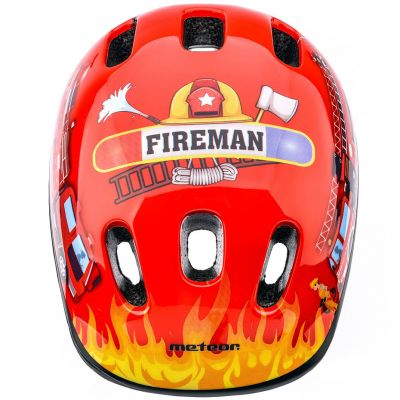 5. Meteor KS06 Firetracker Fahrradhelm Größe XS 44-48 cm Jr 24836